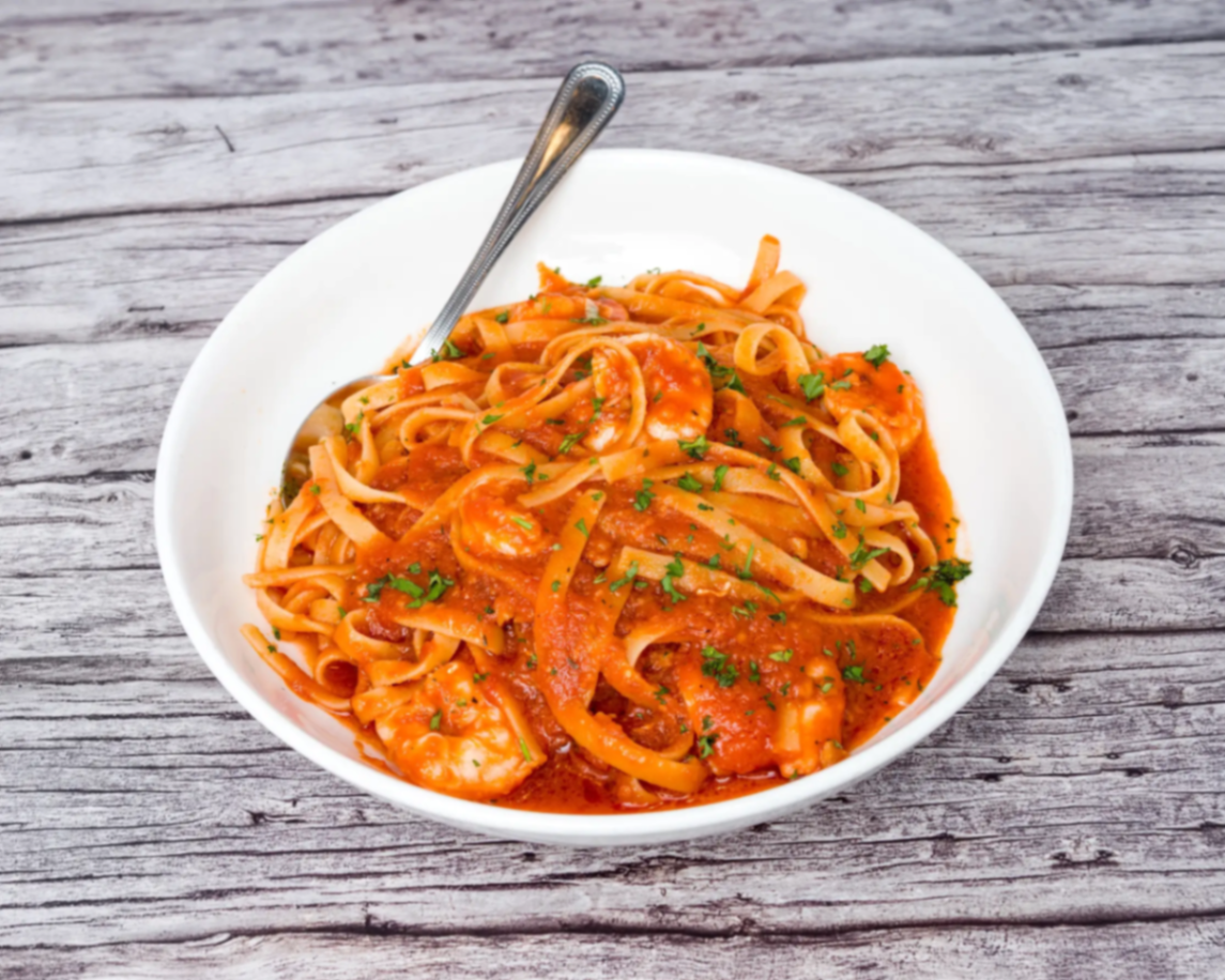 Gamberi in Vodka Sauce